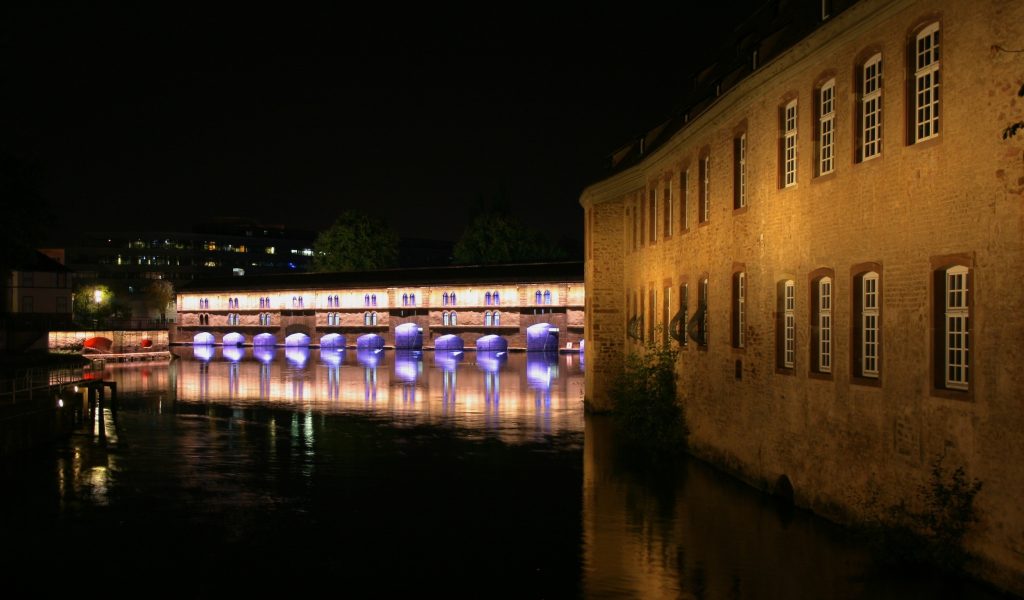Strasbourg Barrage Vauban Nuit